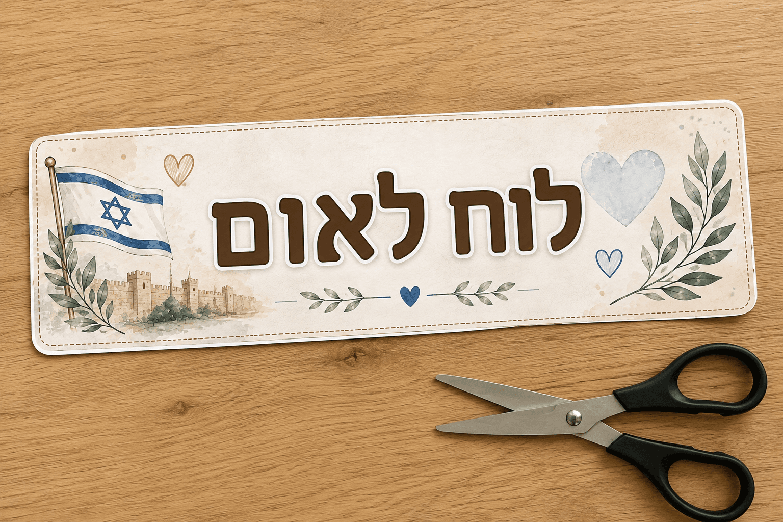לוח לאום — כותרות