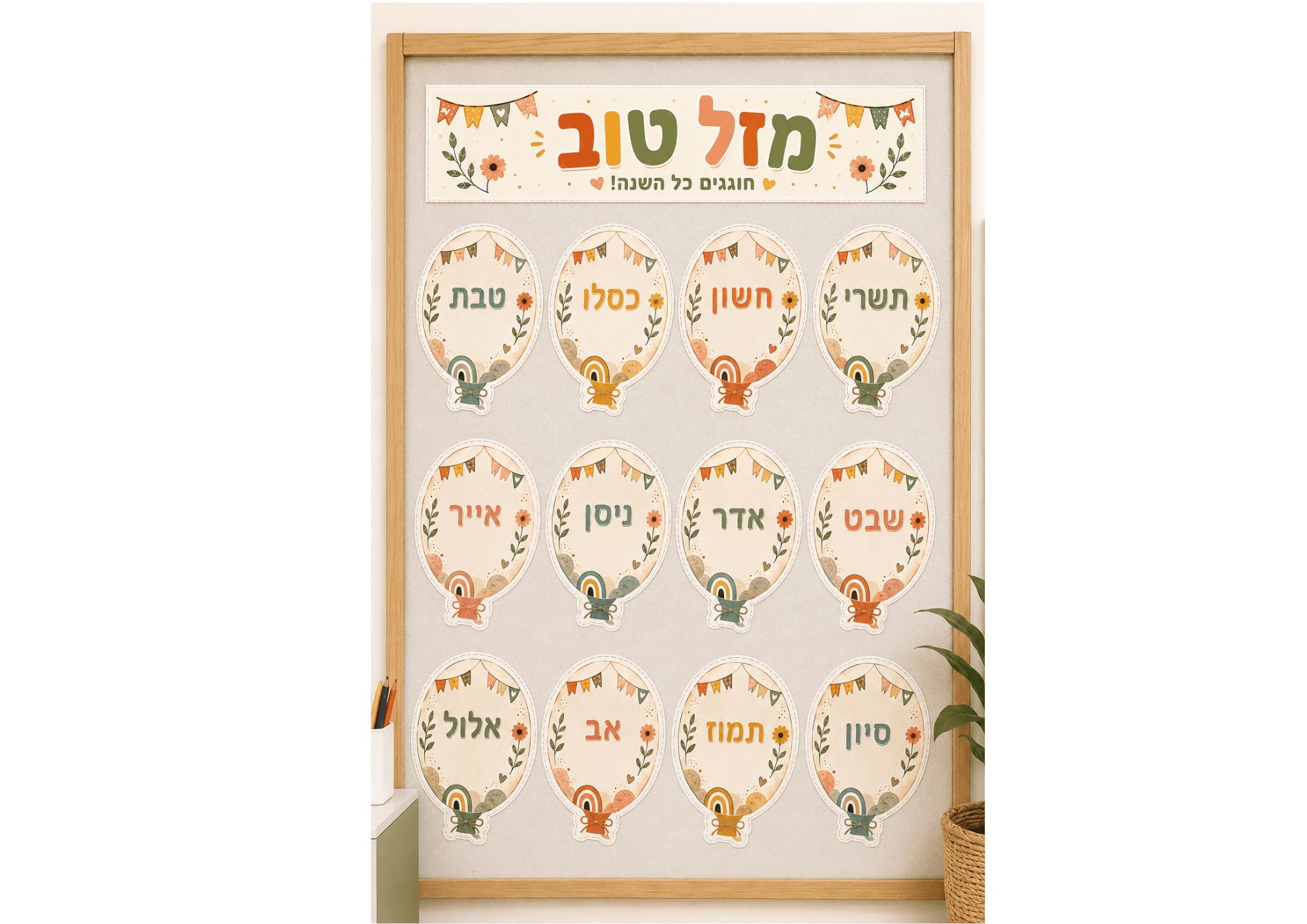 לוח יומולדת עברי - הדמיה