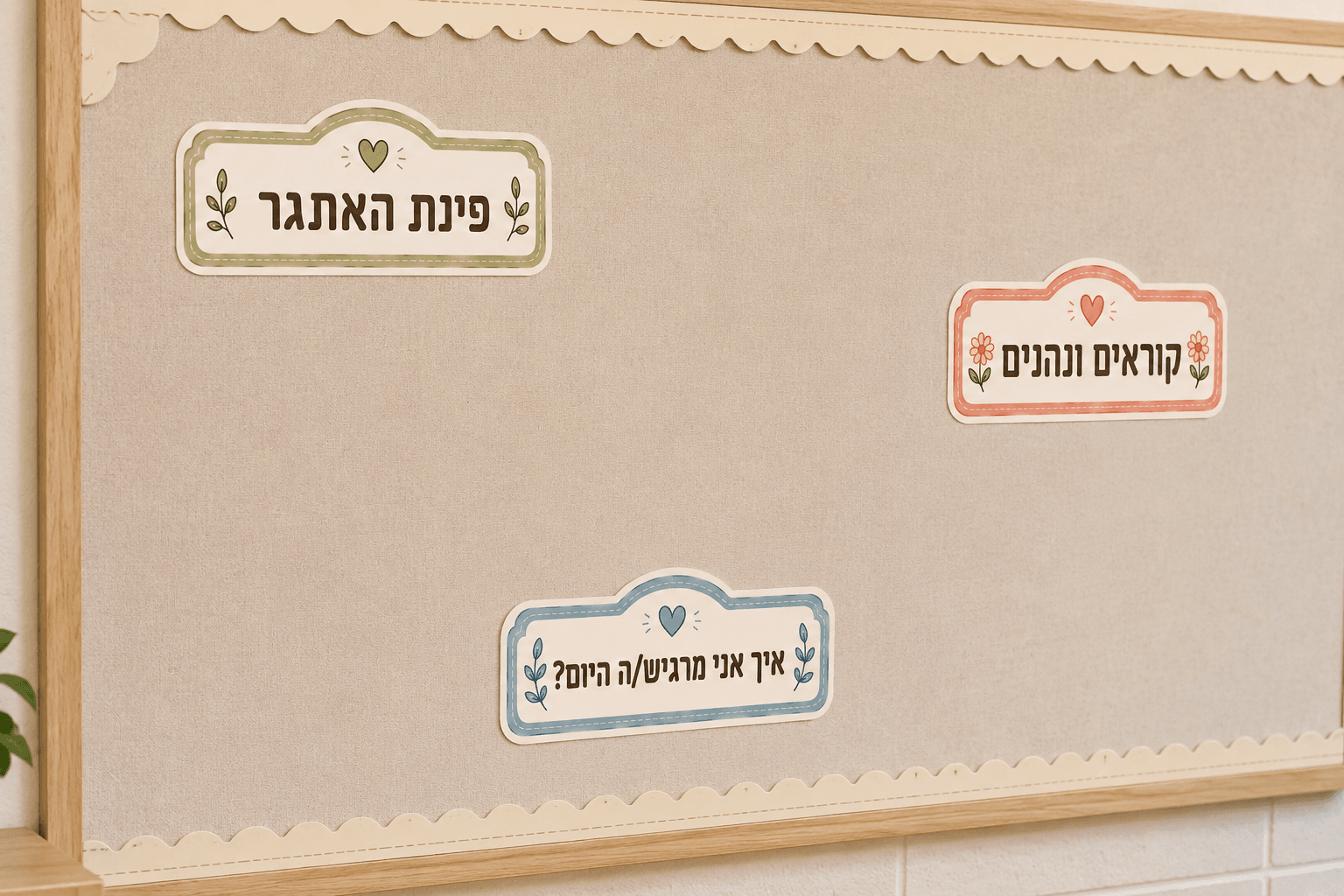 לוח חופשי - כותרות הדמיה
